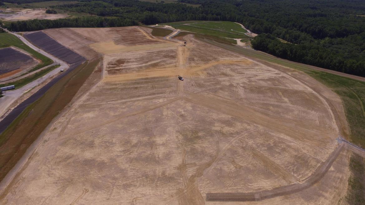 Aerial View of Capped Brandywine Site in June 2018