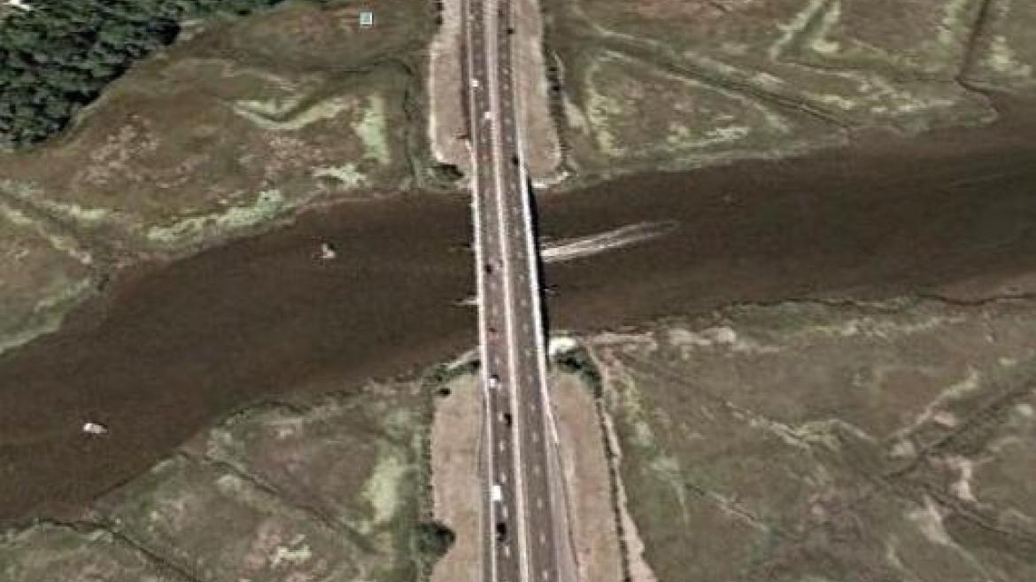 Patcong Creek Bridge Satellite Patcong Creek Bridge Satellite